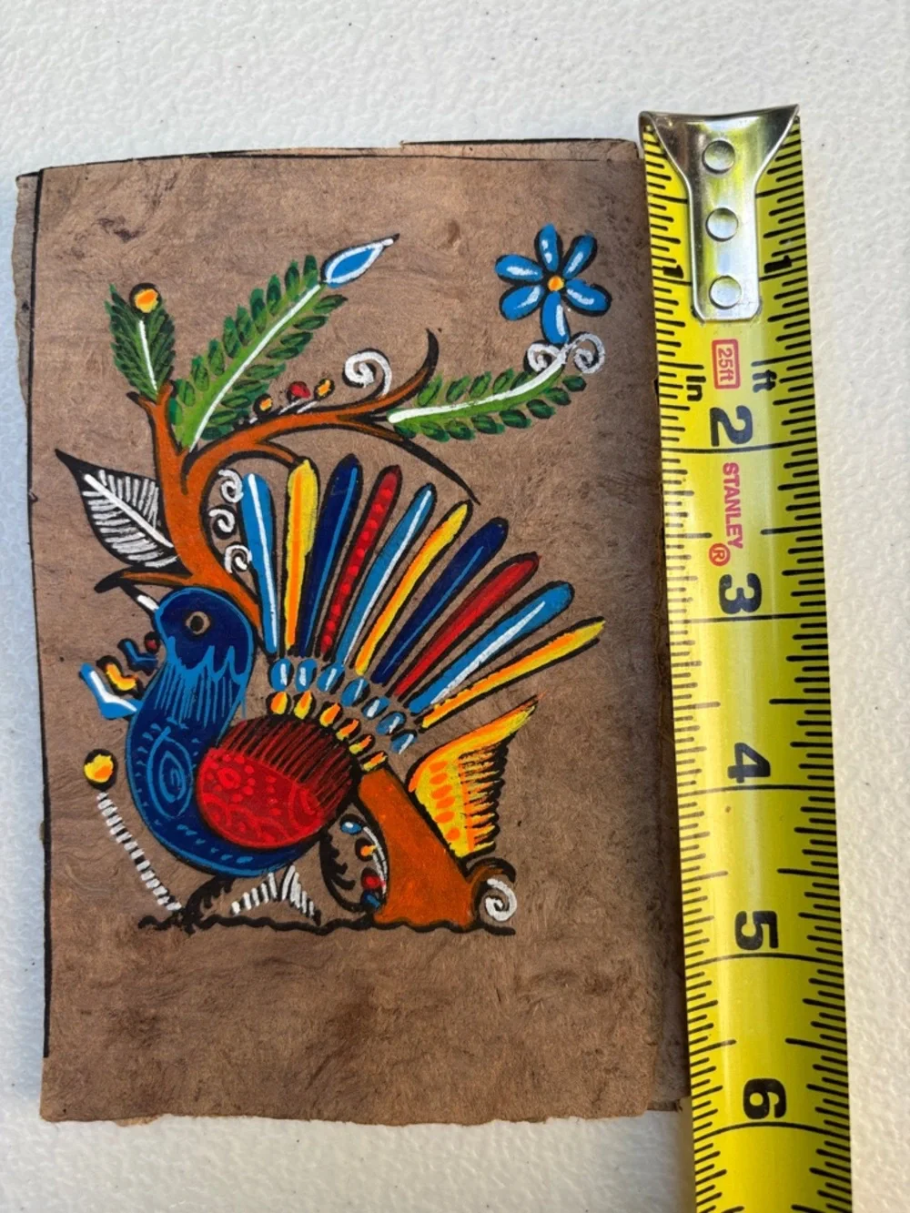 Hand-Painted Folk Art Animal Panels - Colorful Bird & Fox Motifs from Guatemala - Picture 9 of 11